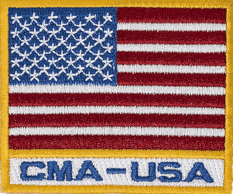 The Christian Motorcyclists Association - USA country patch